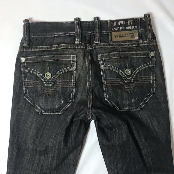 Rock Revival SR-07 Straight Bootcut Jeans Grey - Picture 5 of 11